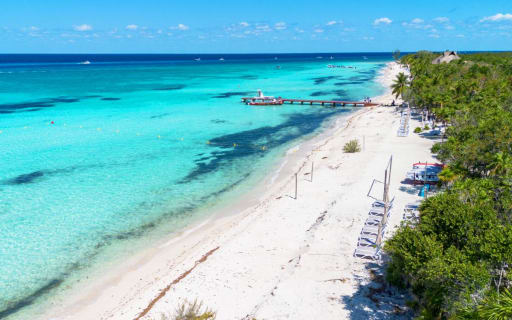 Cover image for the Coastal Thrill Day: Kayak, Paddle & Snorkeling at Cozumel experience