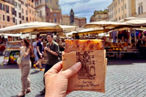 Cover image for the Rome Guided Food Tour with food and wine tastings experience