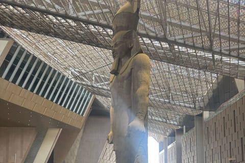 Cover image for the Day Tour of Giza Pyramids, Sphinx & Grand Egyptian Museum GEM experience