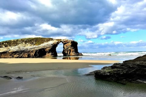 Cover image for the From Santiago: Tour to cathedrals Beach, Lugo and Asturias  experience