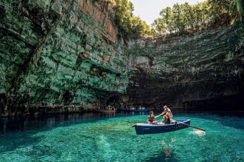 Cover image for the Shore Excursion: Melissani & St. Gerasimos Monastery with Spanish Speaking Guide experience