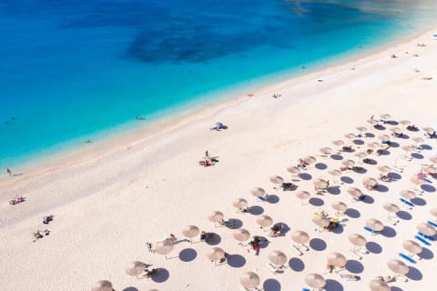 Cover image for the Fiscardo & Assos Island Tour with Swimming at Myrtos Beach experience
