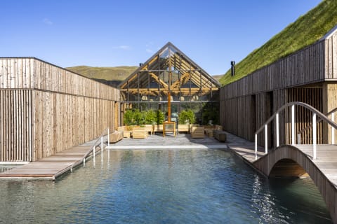 Cover image for the Reykjaböð Hot Springs – Signature Admission & Transfer from Reykjavík  experience