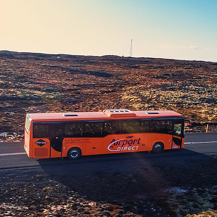 Airport Direct bus in iceland