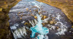Thumbnail about Brúarfoss from the air