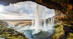 Thumbnail about Taking the secret path behind the waterfall of Seljalandsfoss waterfall