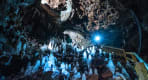 Thumbnail about A view of icicles along the cave floor. Often called "Ice Spikes", these formations occur during the cold winter months.