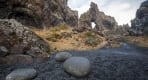 Thumbnail about Stonelifting at Djúpilónssandur beach