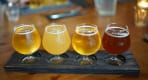 Thumbnail about A sample platter of different Icelandic beers
