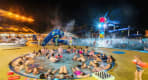 Thumbnail about Laugardalslaug offers fun area to play outside.  