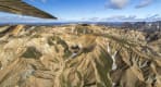 Thumbnail about Landmannalaugar mountains from above