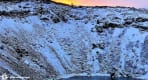 Thumbnail about Kerid crater at winter sunset