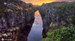Thumbnail about Groundwaterfilled fissure at the bottom of the Rift Valley in Thingvellir National Park
