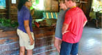 Thumbnail about Tour guide explaining&nbsp;the different spices at Dougaldston Estate.