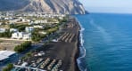 Thumbnail about Santorini perissa black sand beach
