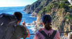 Thumbnail about The coastal views from the lighthouse in Tossa de Mar.