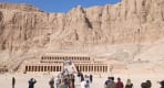 Thumbnail about Hatshepsut Temple: A grand structure carved into the towering cliffs of Luxor's West Bank