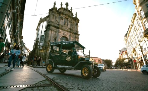 Cover image for the Private Day Trip to Porto with Tuktuk Tour of the Historic City in a Classic Ford T experience