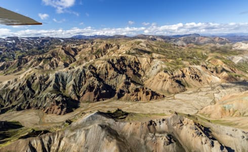 Cover image for the The Grand Highlands - Landmannalaugar Airplane Tour from Reykjavík experience