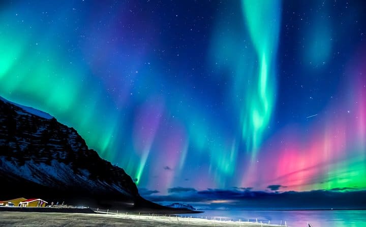 Get a chance to admire the wonderful colors of the Northern Lights this winter in Iceland