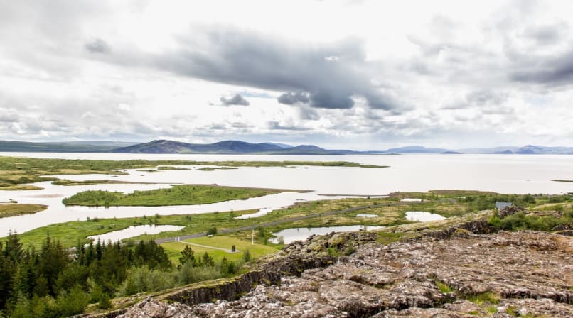 Thingvellir National Park during summer