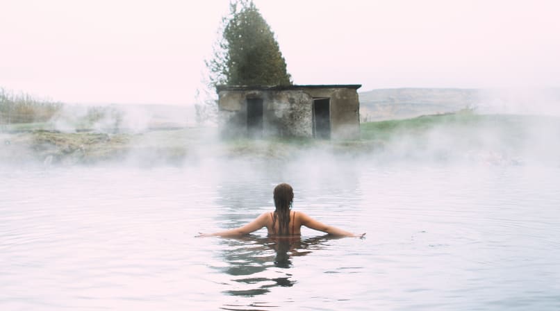 Secret Lagoon within the Golden Circle area
