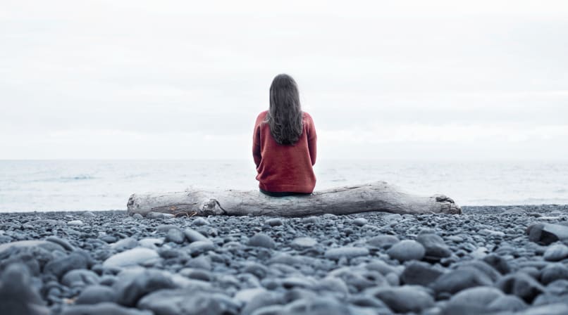 Living in the moment at Djúpalónssandur Snæfellsnes Peninsula