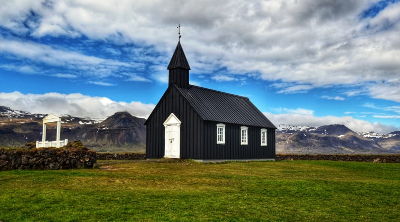 Budir black church is one of the tour´s highlights