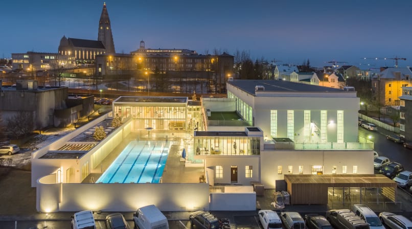 Sundhöllin is one of the oldest swimming pool in Iceland with the history and new architecture combined. 