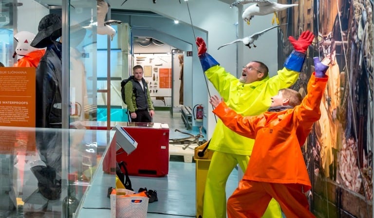 A harbour museum exploring Iceland's dramatic relationship with the sea.