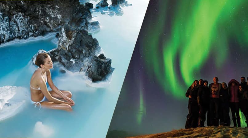 Blue Lagoon and Northern Lights Tour with Reykjavik Sightseeing