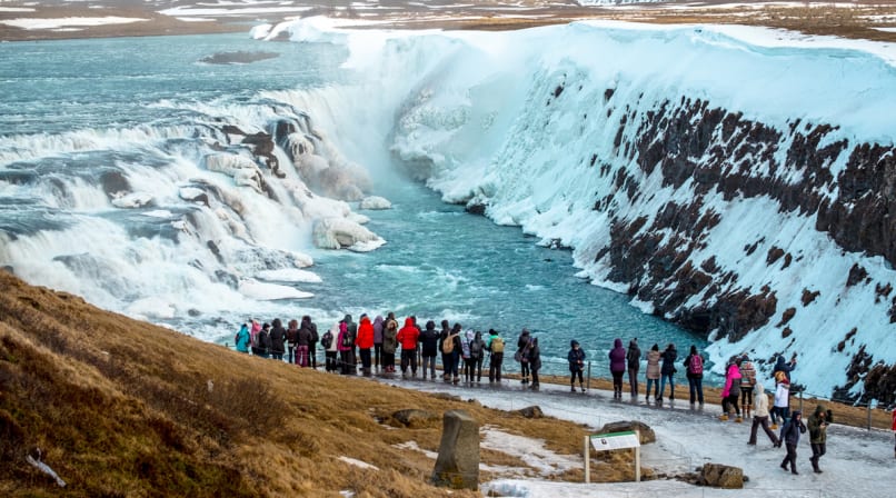Gullfoss Winter