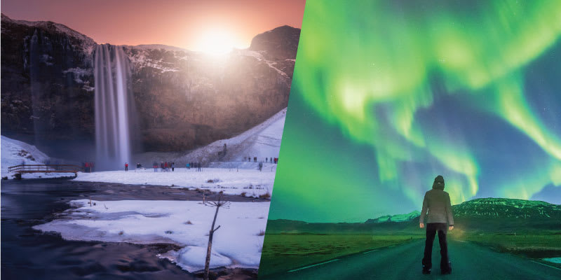 Reykajvik Sightseeing - South Coast and Northern Lights tour 