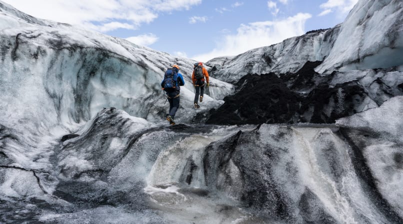 Glacier Walk on Sólheimajökull Glacier