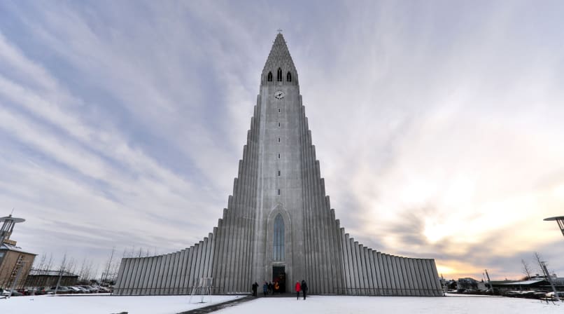 Hallgrímskirkja winter
