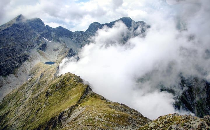 Fagaras Mountains - Caltun Lake and Negoiu Peak