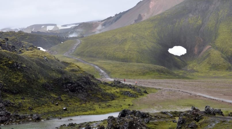 The hiking trail towards Brennisteinsalda from Vondugil