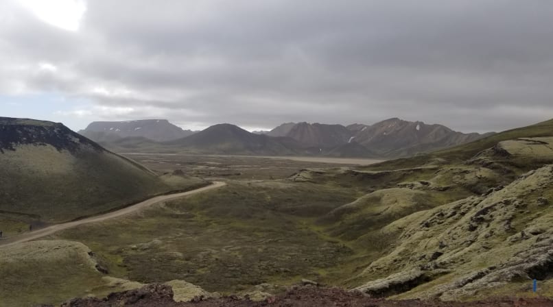 Laugahraun photo taken on top of Brennisteinsalda