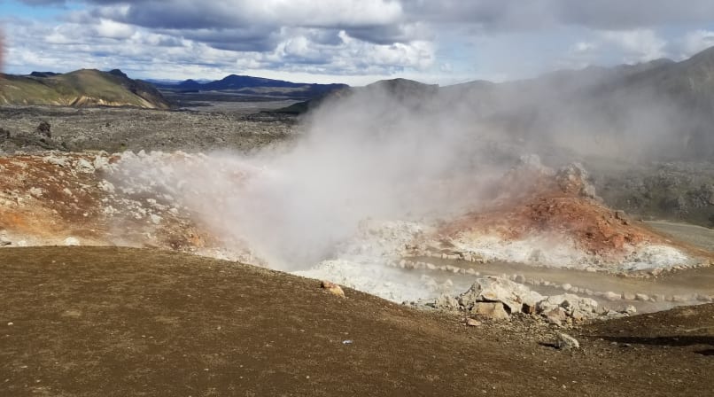 At the roots of Brennisteinsalda