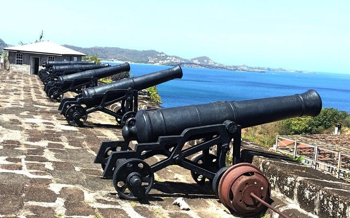Canons at Fort George National Historic Site