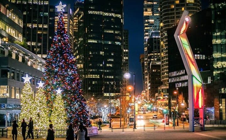 Vancouver Christmas light