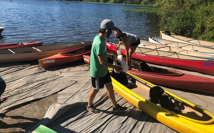 kayaking