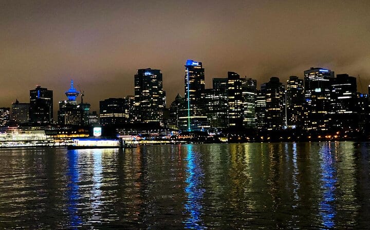 Vancouver night lights