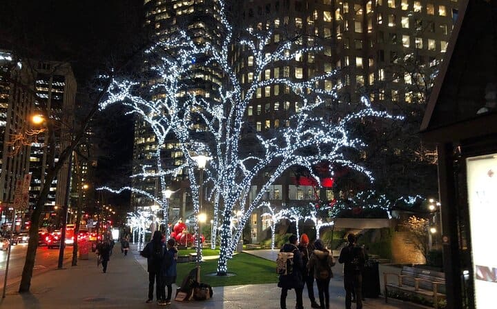 Vancouver Christmas light