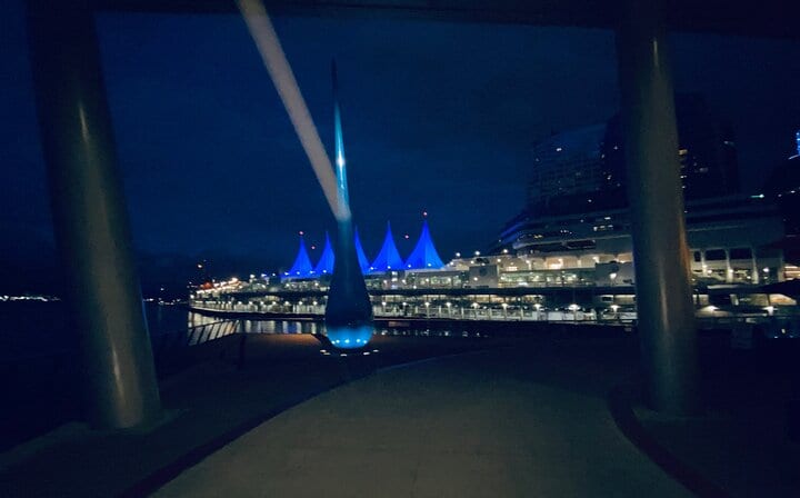 Canada place night view