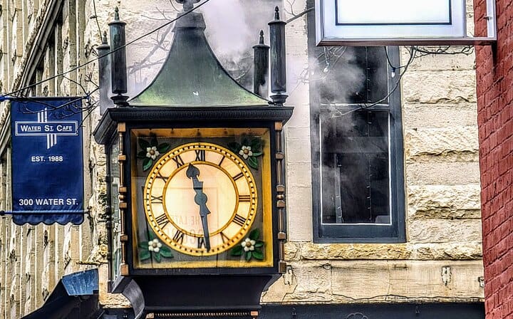 Steam clock
