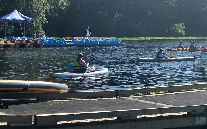 kayaking