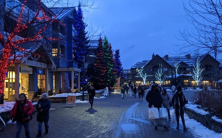 whistler village decoration