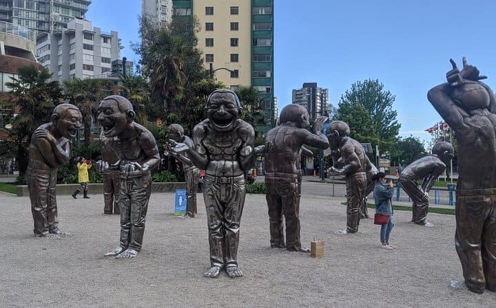 Amazeing Laughter public art Vancouver