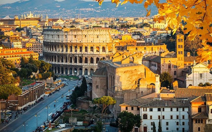 Ancient Rome Panoramic view